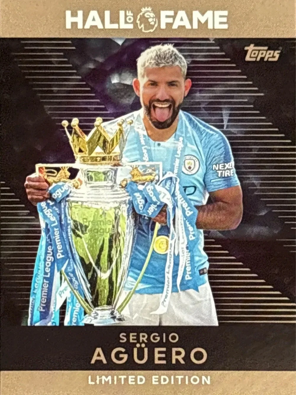 Topps Sergio Agüero Hall of Fame Soccer Card